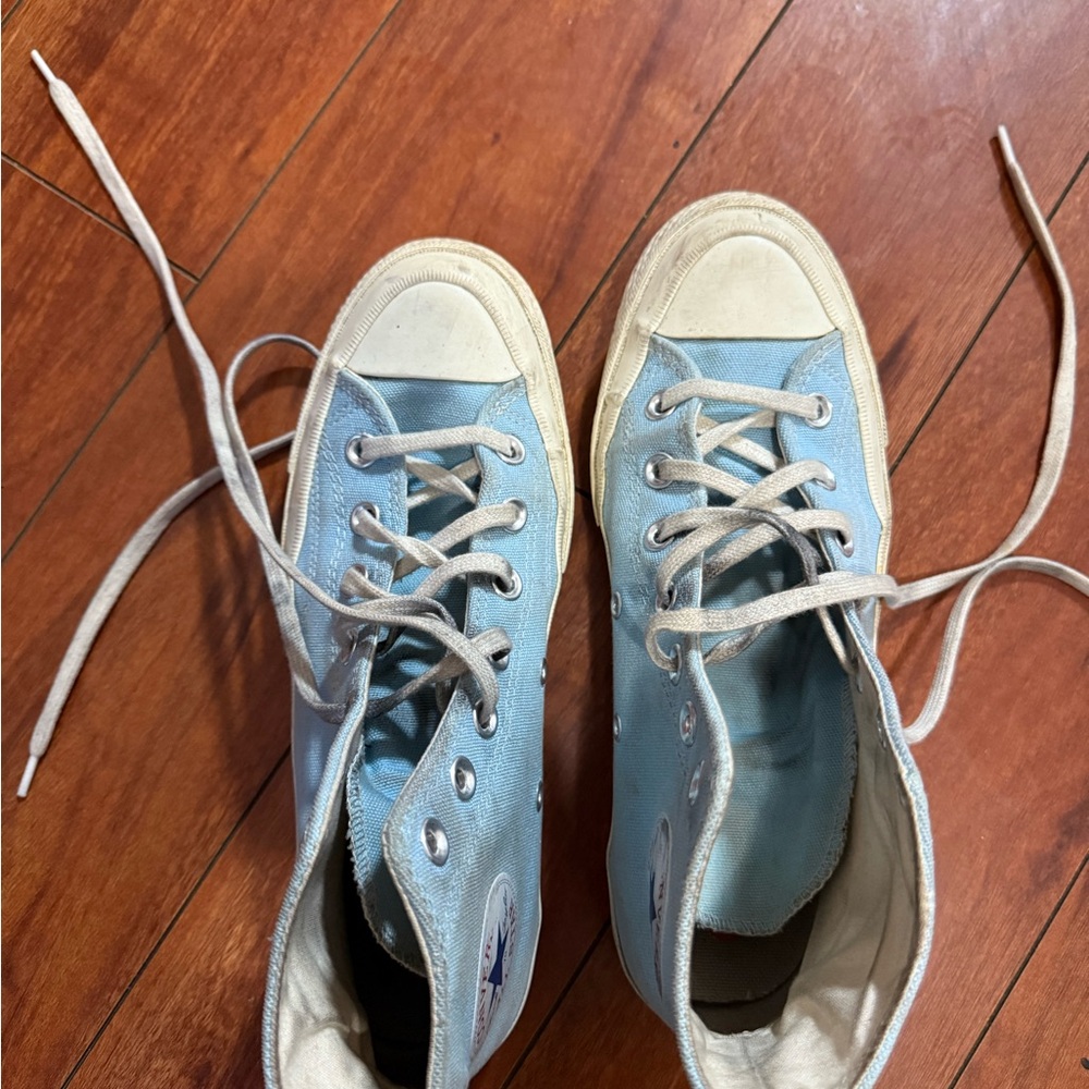 Converse Sky Blue High-Top Sneakers comme des garçon - Picture 2 of 8